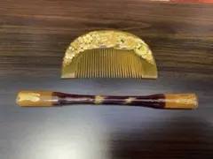 昭和レトロ 昭和初期 戦時中 つげ 柘植櫛 鼈甲 べっこうくし かんざし
