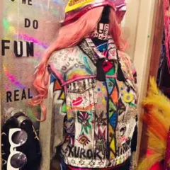 ★ジョイリッチ&ガザコラボ★オリジナルペイントカスタムデニムジャケット★のサムネイル
