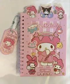 新品　マイメロ　シール付き　ストラップ付き　ノート