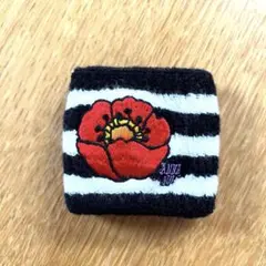 【非売品・新品未使用】ANNA SUI 花刺繍 リストバンドのサムネイル