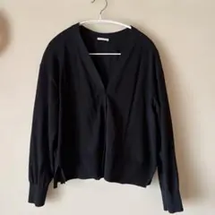 GU 長袖カーディガン 黒 Mサイズ 中古品