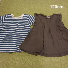 女の子　120cm　夏物トップス　2点セットのサムネイル
