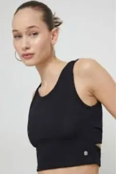 ROXY ブラック タンクトップ クロスバック