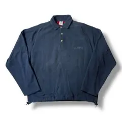 90s00s Columbia ポロシャツ 長袖 ハーフボタン プルオーバー古着