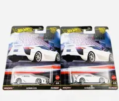 ホットウィール タイムレス アイコンズ LEXUS LFA 2台