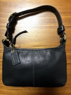 ⭐︎美品⭐︎COACH ブラックレザー ハンドバッグ