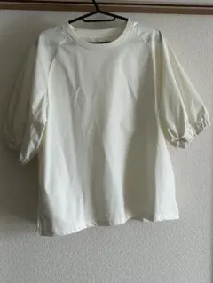 ワークマン　サイドポケットパフスリーブTシャツ　LL ホワイトのサムネイル