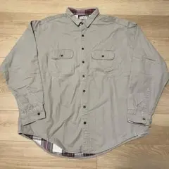 美品 l.l.bean ハリケーンシャツ　ベージュ xxl