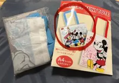 未使用　ディズニーストア　シークレットミニトート　横型　ミッキーフレンズ