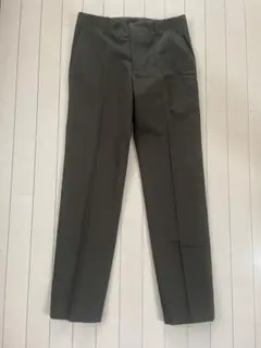 JIL SANDER スラックスM〜L チャコールグレー系 替えボタン付きのサムネイル