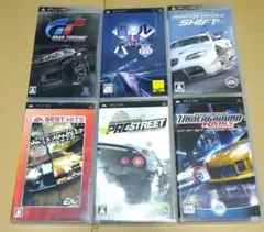 レースゲーム系ソフト PSP 6点セット