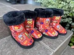 カーズ デザイン キッズ　ムートンブーツ　17.0 18.0