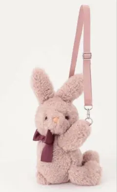 anyFAM うさぎ ポシェット ショルダー バッグ ぬいぐるみ