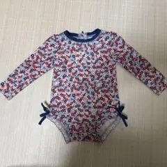 ラッフルバッツ　花柄長袖ベビー水着 2Tサイズ