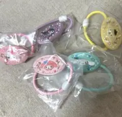 サンリオキャラクターズ　刺繍ヘアゴム