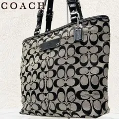coach signature jacquard tote bagのサムネイル