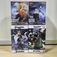 ナルト・サスケ・カカシ プライズフィギュア 4体セット