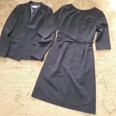 ROPÉ PICNIC ネイビー ノーカラージャケット ワンピース セット 40