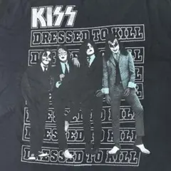 KISS キッス Tシャツ サイズXL DRESSED TO KILL 正規品