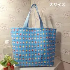 ハンドメイドバッグ　大サイズ　かき氷