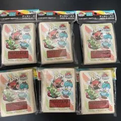 6個　御三家　WCS2023 ポケモン　デッキシールド　スリーブ