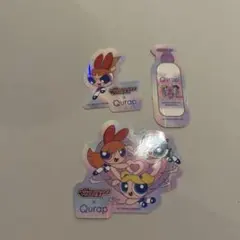 パワパフキラキラシール•ビニール小物入れ（Qurap）