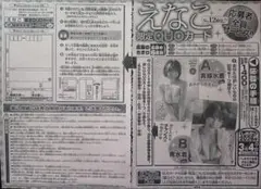 週刊少年チャンピオンNo.12号 えなこクオカード応募用紙１枚、チェキ応募券１枚