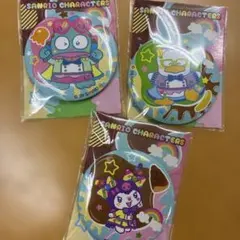 新品‼️サンリオキャラクター 缶ミラー3個セット！