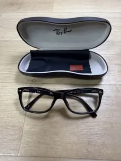 Ray-Ban RB 5228F ブラックメガネ ケース付き