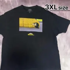 僕のヒーローアカデミア　海外公式　Tシャツ　3XL　ブラック　黒　プリント　古着