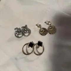 イヤリング3点セット