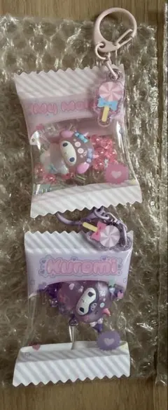 カラフルポップモンスター シークレットキーホルダー　マイメロ　クロミ　2個セット