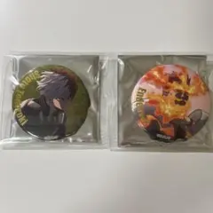 僕のヒーローアカデミア ヒーロープラザ 轟焦凍 エンデヴァー 缶バッジ