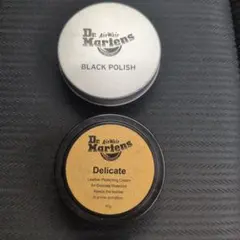 Dr.Martens BLACK POLISH ／レザー専用クリーム2個セット