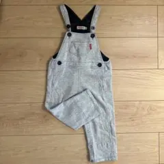 MIKI HOUSE グレーオーバーオール M