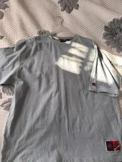 FB刺繍ロゴ付きサックスブルーTシャツFUBUのサムネイル