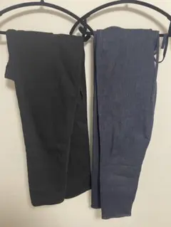 UNIQLO EZYジーンズ XL BLACK・68 BLUE 2点セット