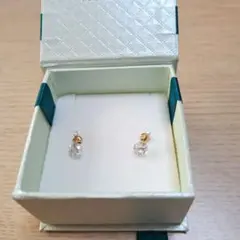 HASUNA アメシスト 18K両耳ピアス - メルカリ