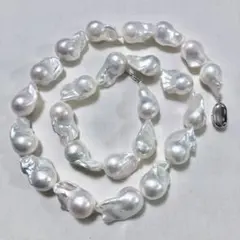 淡水パール　バロックパール　オイスター　真珠　ネックレス