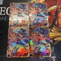 サボ SEC OP07-118 4枚セット ワンピースカード シークレット 黒②