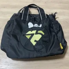 PEANUTS SNOPPY 75周年　2wayバッグ　ブラック
