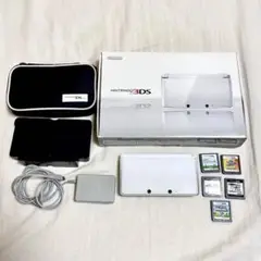 ニンテンドー3DS本体アイスホワイト/ケース/おまけ付
