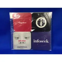 未使用　コレクターの方に　infoseek ロゴ入り小型パッドセット