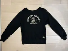 HYSTERIC GLAMOUR ヒスガール スウェット 黒 S 人気モデルのサムネイル