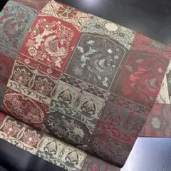 11-73 名古屋帯 九寸 美品 正絹 着物 名古屋仕立て 全通