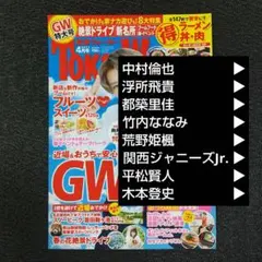 ◒Y0220【ジャニーズJr.／他】／『東海ウォーカー』2021年4月号