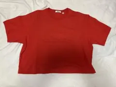 ユニクロ C コットンオーバーサイズクロップドTシャツ