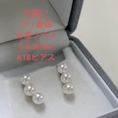 可愛い テリ最強 彩凛クラス アコヤベビーパール 4-4.5mm プラチナ 