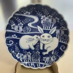 古伊万里　中皿　染錦　色絵　波兎　うさぎ　太明成化年製　柿右衛門　渦福 2025年最新】伊万里 兎の人気アイテム - メルカリ