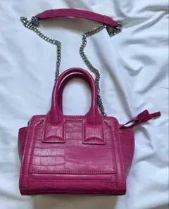 ZARA レディース　ハンドバッグ　ピンク　ハンドバッグ